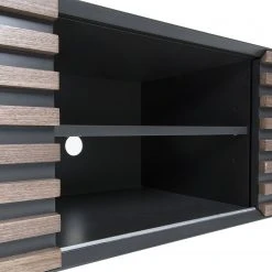 Norrwood TV-Lowboard Kipra I - Echtholzfurnier - Walnuss / Graphit -Wohnzimmermöbel boutique en ligne 1000150219 181214 16440300049 GALLERYIMAGES P000000001000150219