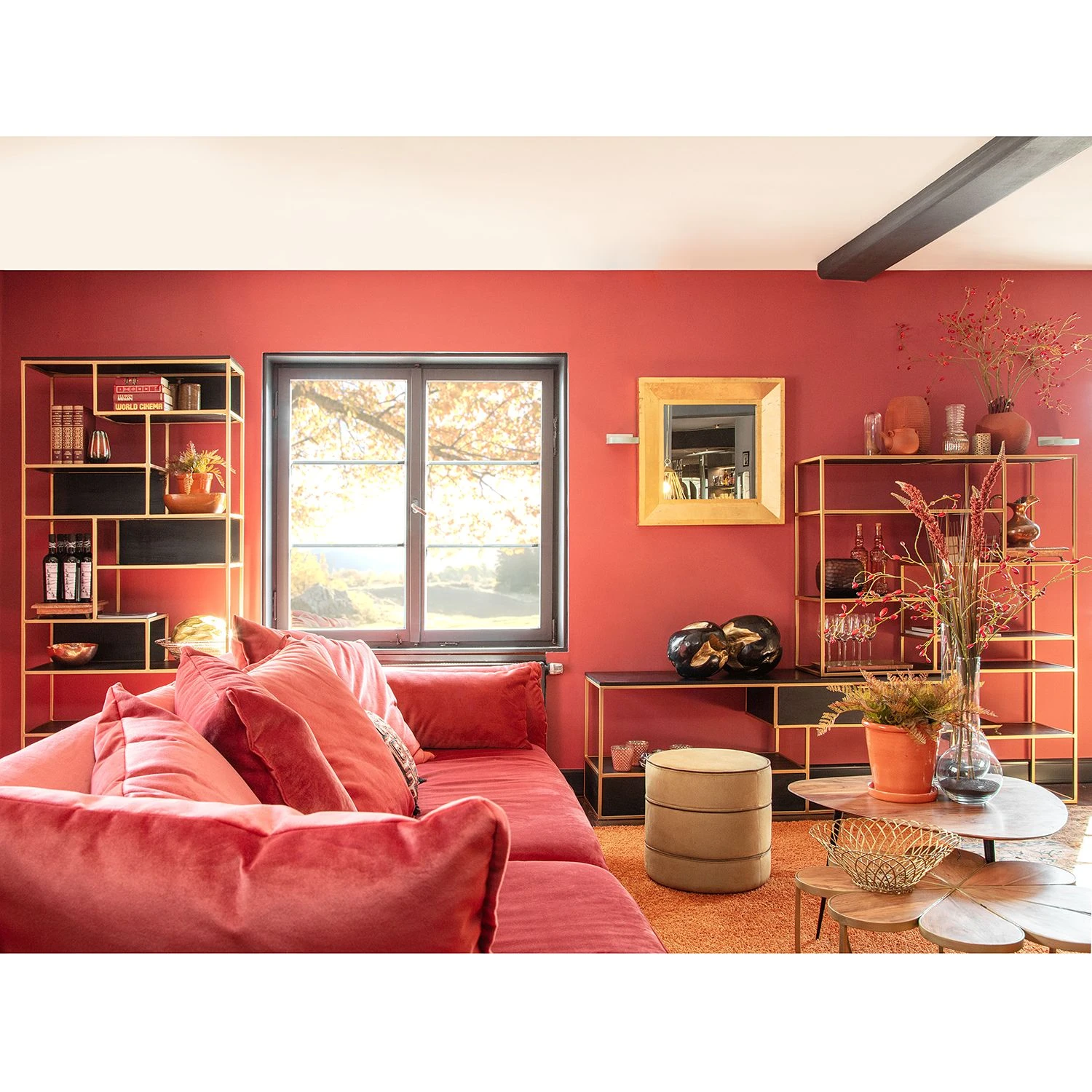 Jack & Alice Regal Harbin - Akazie massiv - Akazie Schwarz / Gold 4 Jack & Alice Regal Harbin - Akazie massiv - Akazie Schwarz / Gold – Bild 4