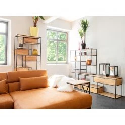 Red Living Regal Mello - Akazie massiv - Akazie Natur / Schwarz 7 Red Living Regal Mello - Akazie massiv - Akazie Natur / Schwarz -Wohnzimmermöbel boutique en ligne 1000150365 181212 12361900059 GALLERYIMAGES P000000001000150365