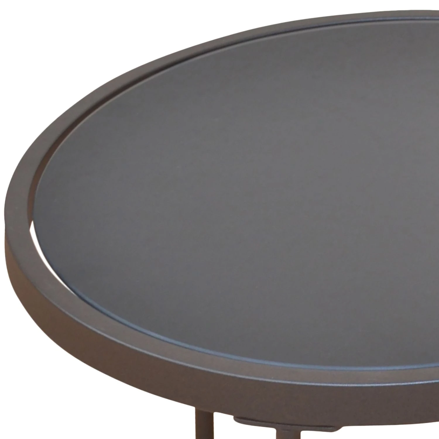 Red Living Beistelltisch Varadouro (2-teilig) - Schwarzglas - Schwarz / Braun 2 Red Living Beistelltisch Varadouro (2-teilig) - Schwarzglas - Schwarz / Braun – Bild 2