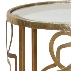 Jack & Alice Beistelltisch Burra - Antik goldfarben 5 Jack & Alice Beistelltisch Burra - Antik goldfarben -Wohnzimmermöbel boutique en ligne 1000150471 190107 16090200009 GALLERYIMAGES P000000001000150471