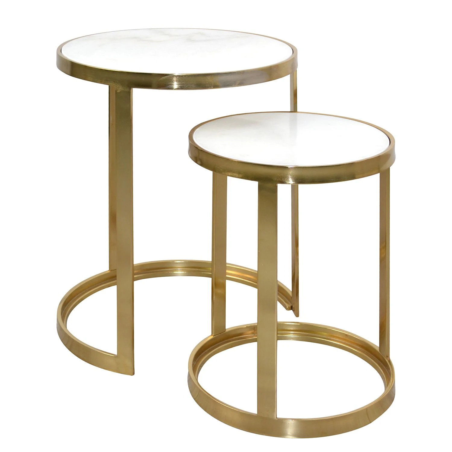Jack & Alice Beistelltisch Bovell (2-teilig) - Gold 1 Jack & Alice Beistelltisch Bovell (2-teilig) - Gold