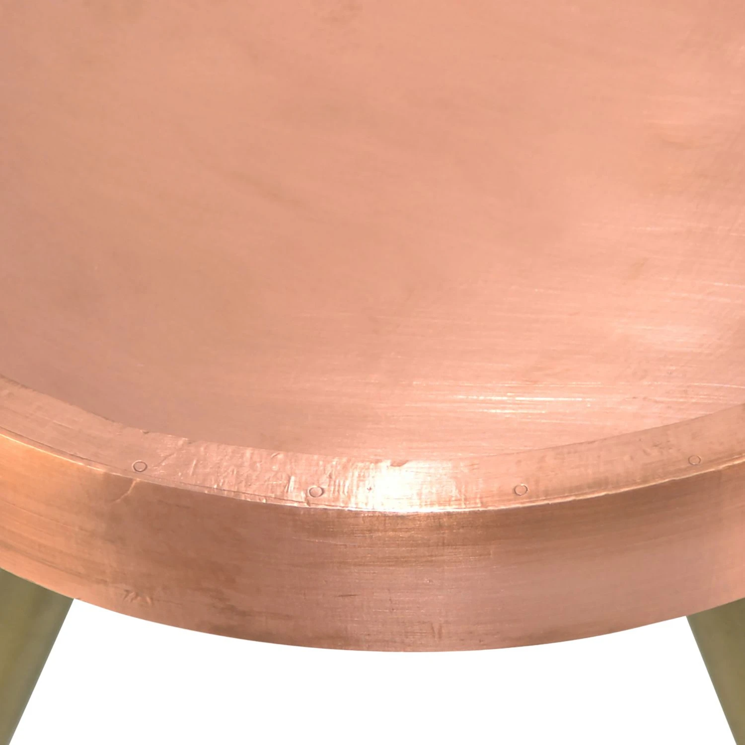 Red Living Beistelltisch Lizard - Mango teilmassiv - Kupfer 2 Red Living Beistelltisch Lizard - Mango teilmassiv - Kupfer – Bild 2