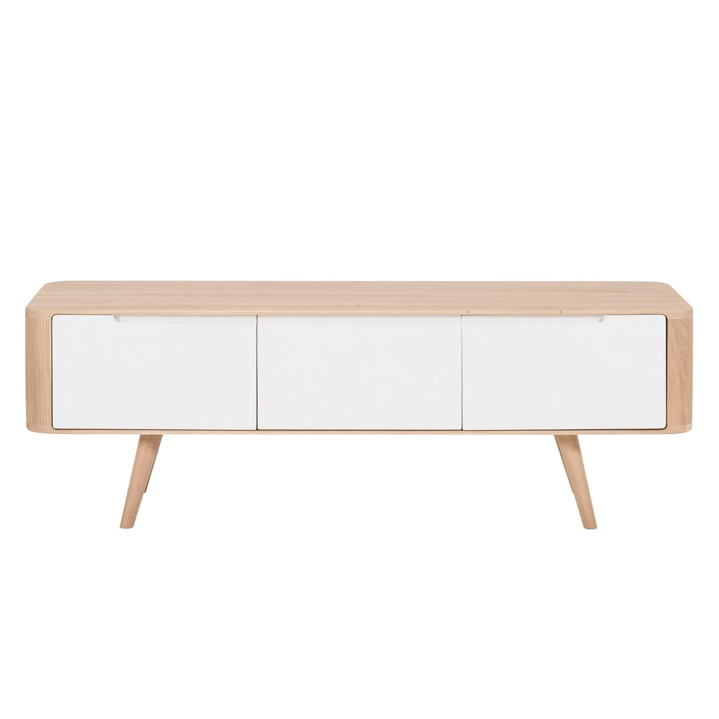 Studio Copenhagen TV-Lowboard Loca V - Wildeiche teilmassiv - Wildeiche hell geölt - Breite: 135 cm - Tiefe: 42 cm 2 Studio Copenhagen TV-Lowboard Loca V - Wildeiche teilmassiv - Wildeiche hell geölt - Breite: 135 cm - Tiefe: 42 cm – Bild 2