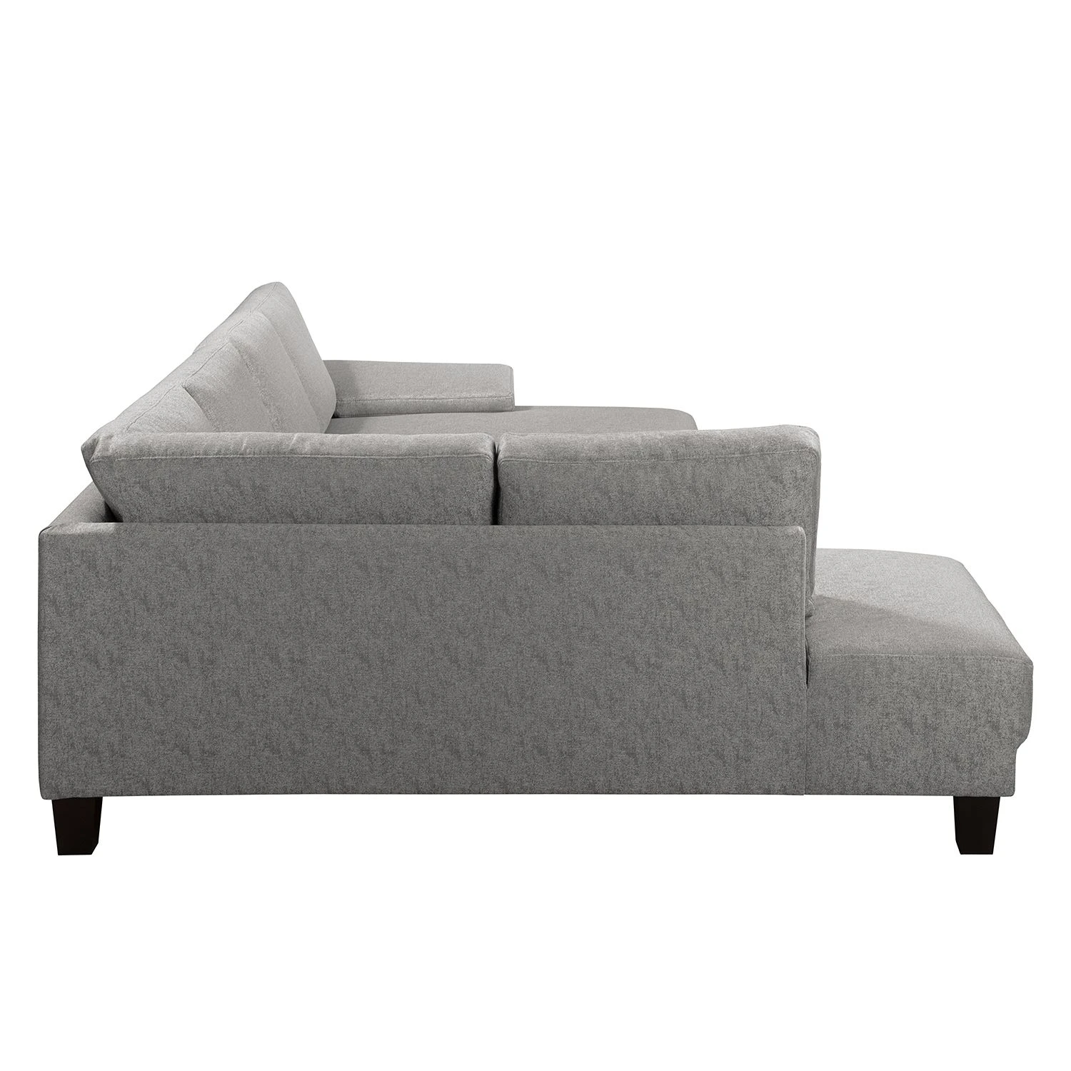 Fredriks Wohnlandschaft Gellik - Webstoff - Lichtgrau - Longchair davorstehend rechts / Ottomane links 6 Fredriks Wohnlandschaft Gellik - Webstoff - Lichtgrau - Longchair davorstehend rechts / Ottomane links – Bild 6