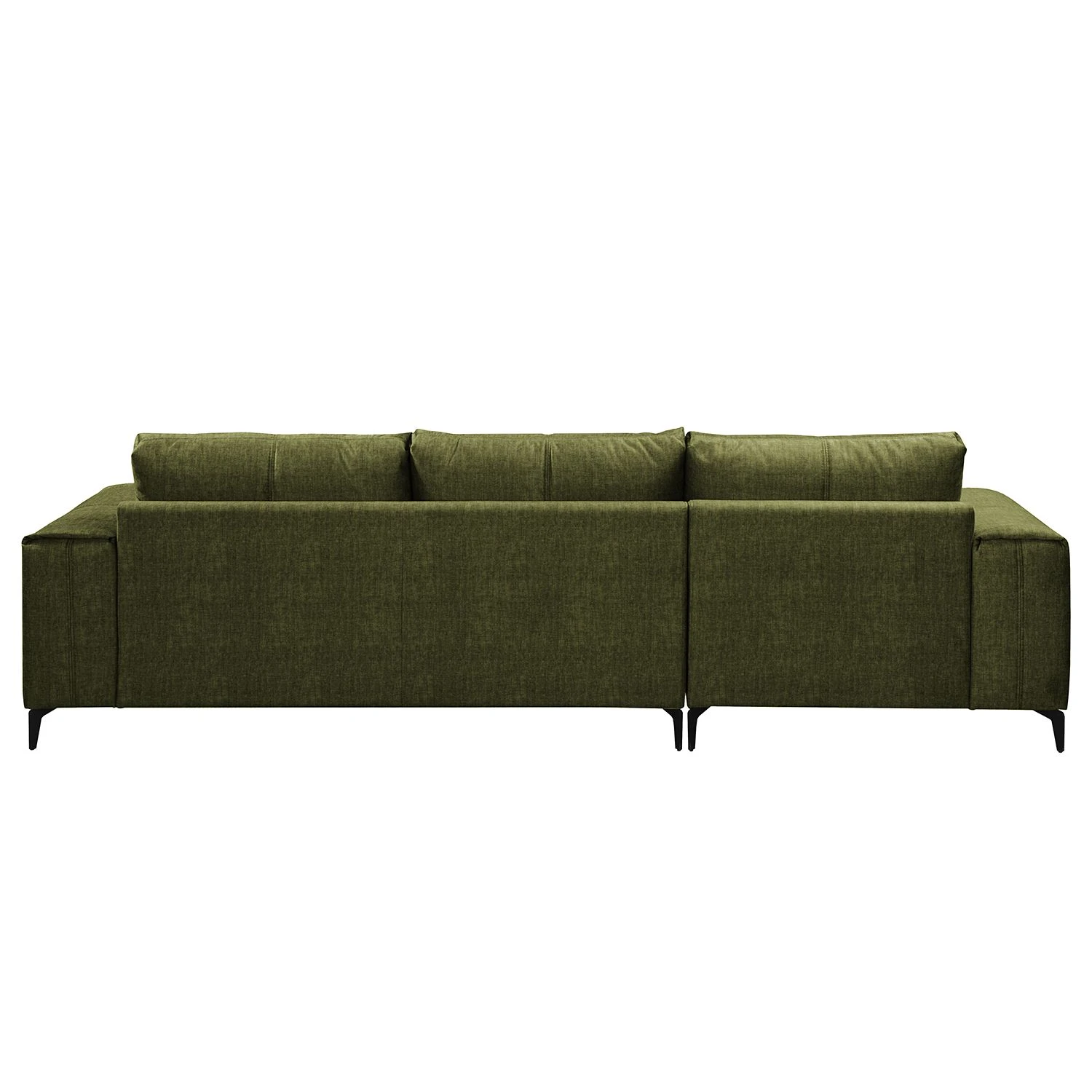 Fredriks Ecksofa Mazy - Microfaser - Olivgrün - Longchair davorstehend links 5 Fredriks Ecksofa Mazy - Microfaser - Olivgrün - Longchair davorstehend links – Bild 5