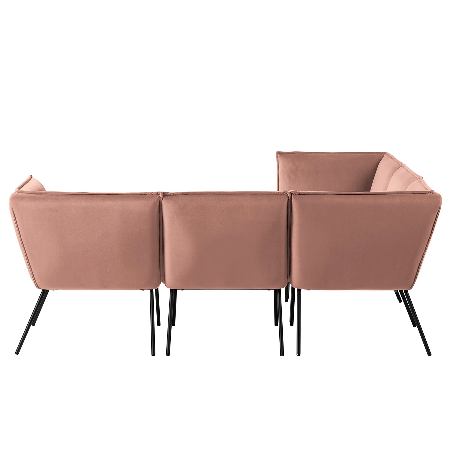 Jack & Alice Ecksofa Dorado - Samt - Altrosa 7 Jack & Alice Ecksofa Dorado - Samt - Altrosa – Bild 7