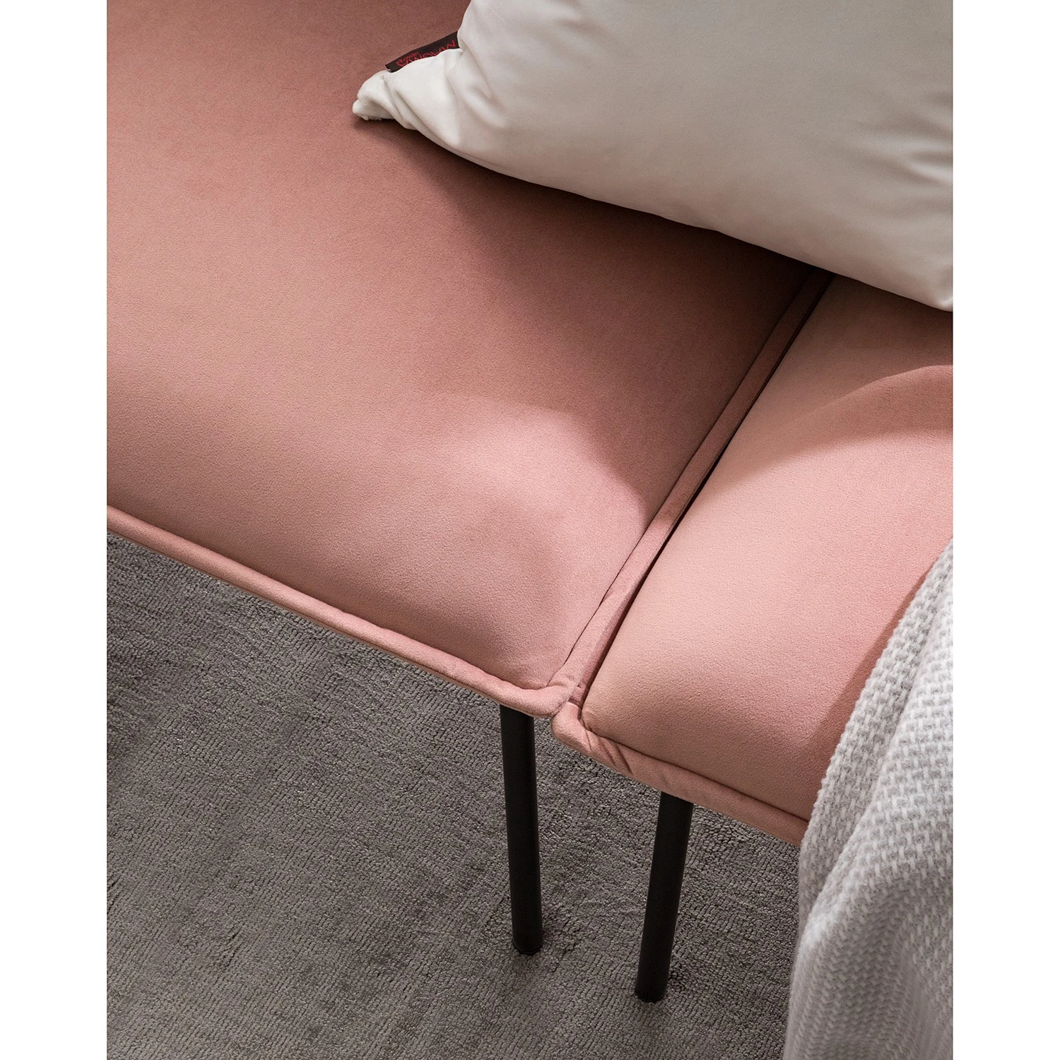 Jack & Alice Ecksofa Dorado - Samt - Altrosa 11 Jack & Alice Ecksofa Dorado - Samt - Altrosa – Bild 11