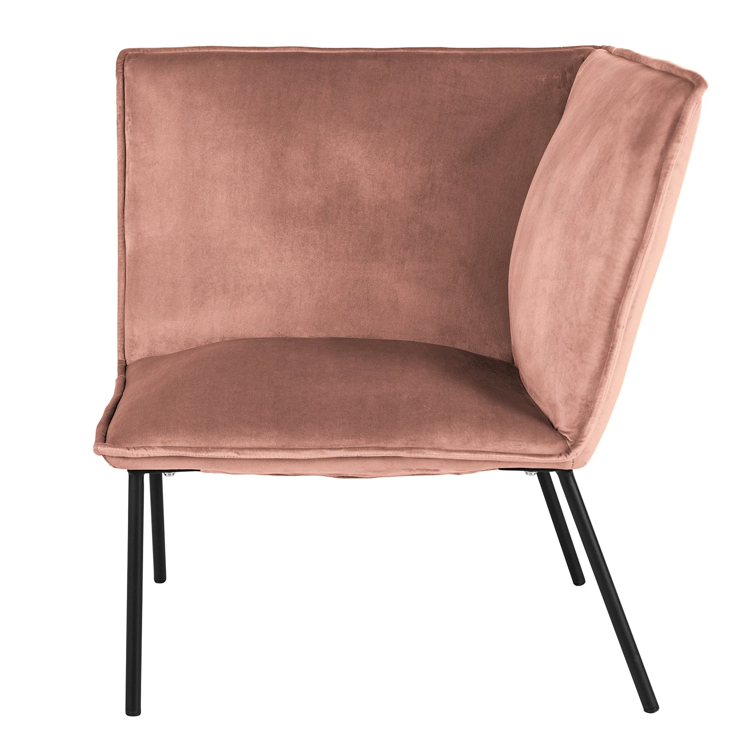 Jack & Alice Ecksofa Dorado - Samt - Altrosa 18 Jack & Alice Ecksofa Dorado - Samt - Altrosa – Bild 18