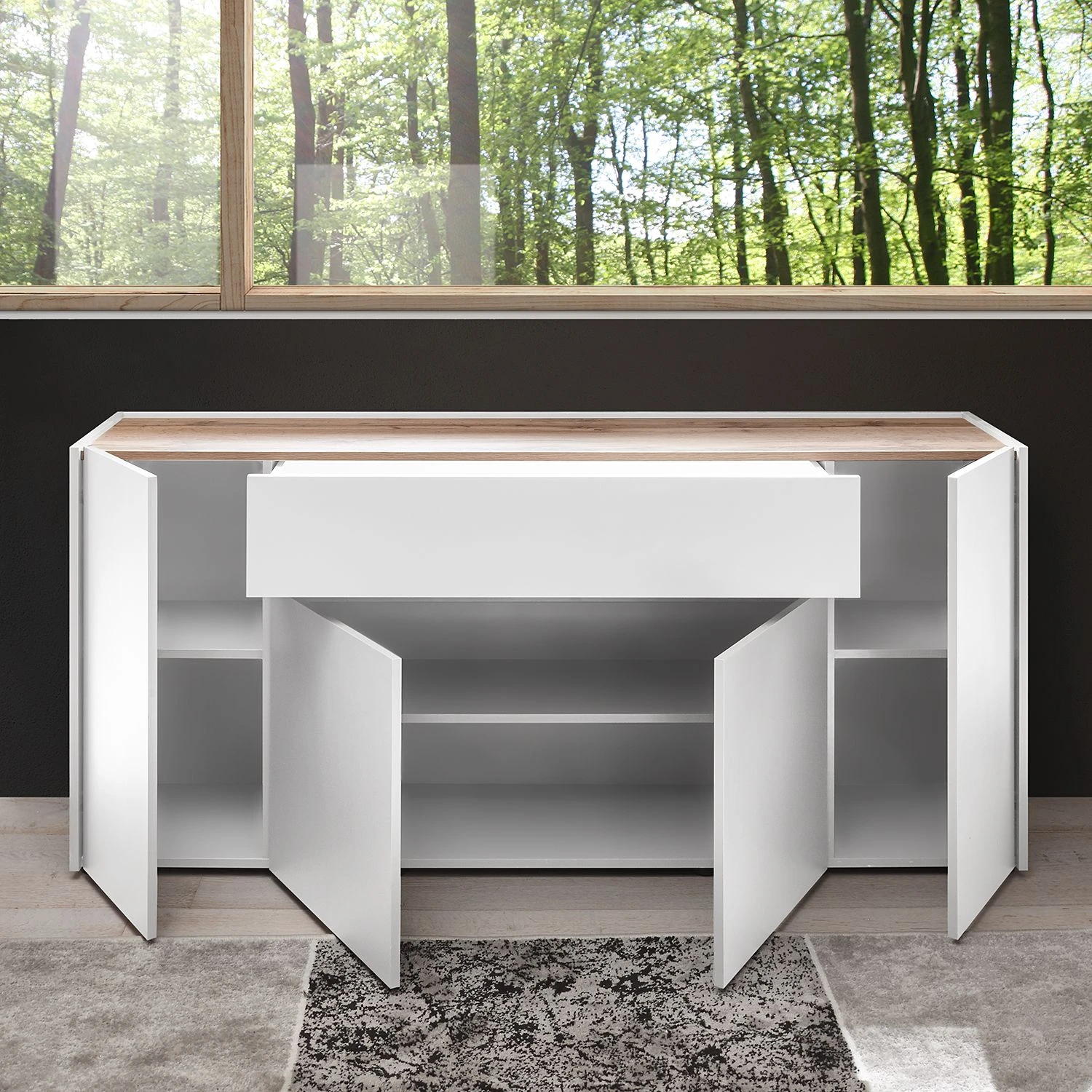 Loftscape Sideboard Sandkas - Weiß 4 Loftscape Sideboard Sandkas - Weiß – Bild 4