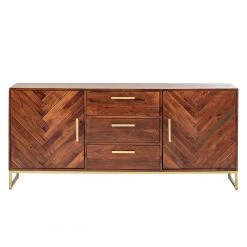 Jack & Alice Sideboard Loga - Akazie massiv / Eisen - Akazie Braun -Wohnzimmermöbel boutique en ligne 1000153425 190923 12232500008 DETAILS P000000001000153425