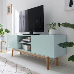 Mørteens TV-Lowboard Lindholm - Mintgrün - 160 x 40 cm 21 Mørteens TV-Lowboard Lindholm - Mintgrün - 160 x 40 cm -Wohnzimmermöbel boutique en ligne 1000153429 200217 15312400039 MOOD DETAILS P000000001000153429 mood