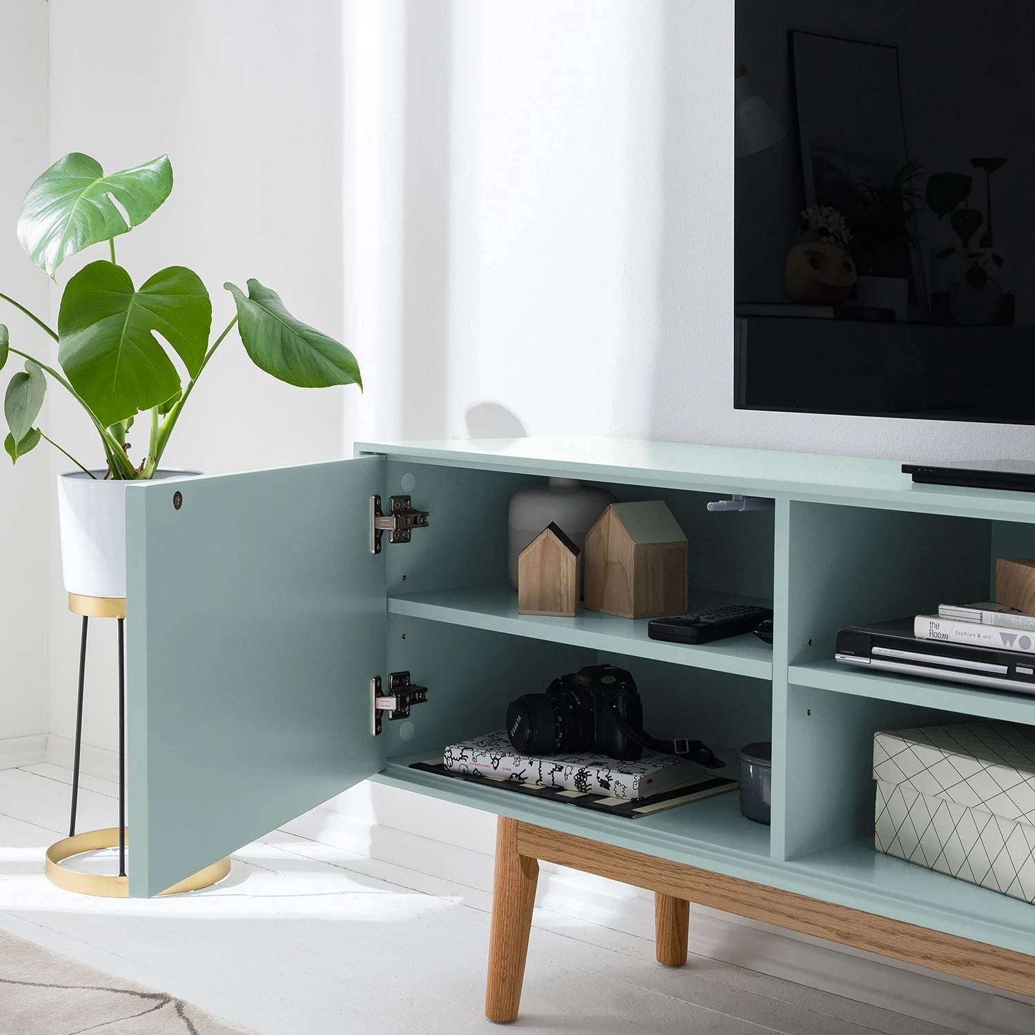 Mørteens TV-Lowboard Lindholm - Mintgrün - 160 x 40 cm 12 Mørteens TV-Lowboard Lindholm - Mintgrün - 160 x 40 cm – Bild 12