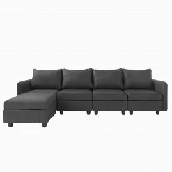 Fredriks Ecksofa Lavara III - Webstoff - Dunkelgrau -Wohnzimmermöbel boutique en ligne 1000154410 191219 10544500022 DETAILS P000000001000154410