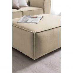 Polsterhocker Kinx III - Samt - Samt Shyla: Beige 15 Polsterhocker Kinx III - Samt - Samt Shyla: Beige -Wohnzimmermöbel boutique en ligne 1000155641 210323 15122000276 DETAILS P000000001000155641
