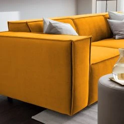 Sofa Kinx (3-Sitzer) II - Samt - Samt Shyla: Senfgelb 20 Sofa Kinx (3-Sitzer) II - Samt - Samt Shyla: Senfgelb -Wohnzimmermöbel boutique en ligne 1000155669 210323 15145700556 DETAILS P000000001000155669