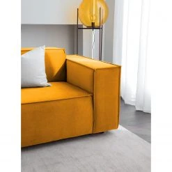 Sofa Kinx (3-Sitzer) II - Samt - Samt Shyla: Senfgelb 22 Sofa Kinx (3-Sitzer) II - Samt - Samt Shyla: Senfgelb -Wohnzimmermöbel boutique en ligne 1000155669 210323 15145800558 DETAILS P000000001000155669