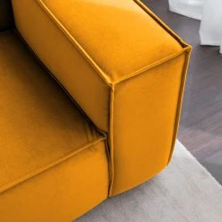 Sofa Kinx (3-Sitzer) II - Samt - Samt Shyla: Senfgelb 23 Sofa Kinx (3-Sitzer) II - Samt - Samt Shyla: Senfgelb -Wohnzimmermöbel boutique en ligne 1000155669 220610 030 DETAILS P000000001000155669