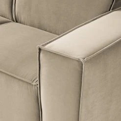 Sofa Kinx (2,5-Sitzer) II - Samt - Samt Shyla: Beige -Wohnzimmermöbel boutique en ligne 1000155676 220610 030 DETAILS P000000001000155676