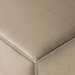 Ecksofa Kinx IV - Samt - Samt Shyla: Beige - Ottomane davorstehend rechts -Wohnzimmermöbel boutique en ligne 1000155701 220610 040 DETAILS P000000001000155701