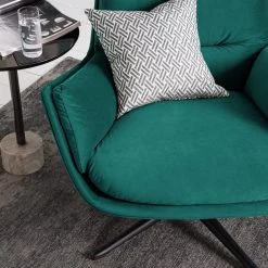 Studio Copenhagen Sessel Garbo IV - Samt Shyla: Petrol - Schwarz 22 Studio Copenhagen Sessel Garbo IV - Samt Shyla: Petrol - Schwarz -Wohnzimmermöbel boutique en ligne 1000156340 200113 13014200052 DETAILS P000000001000156340