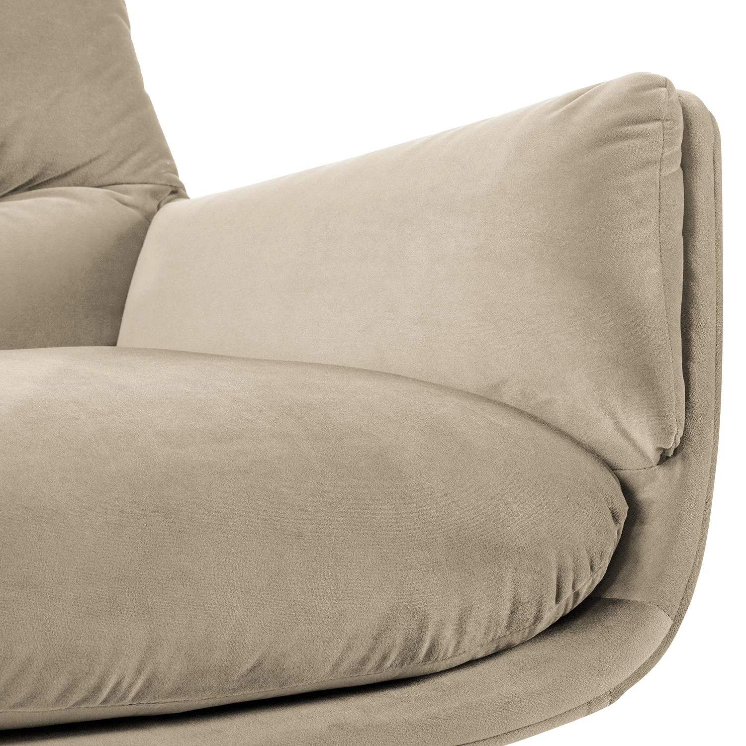 Studio Copenhagen Sessel Garbo IV - Samt Shyla: Beige - Schwarz 12 Studio Copenhagen Sessel Garbo IV - Samt Shyla: Beige - Schwarz – Bild 12