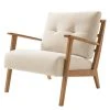 Studio Copenhagen Sessel TIMON - Webstoff Saia: Beige