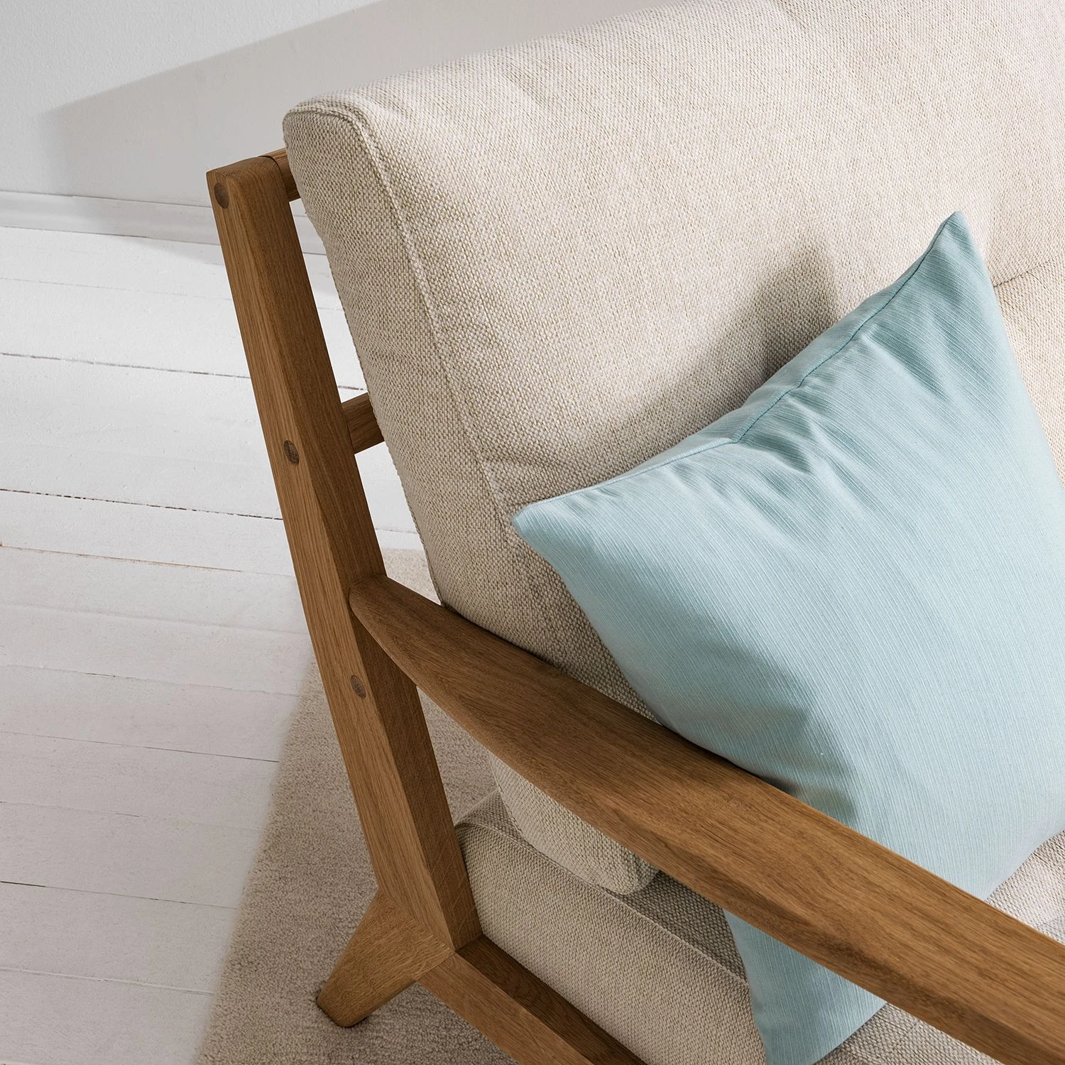 Studio Copenhagen Sessel TIMON - Webstoff Saia: Beige 12 Studio Copenhagen Sessel TIMON - Webstoff Saia: Beige – Bild 12