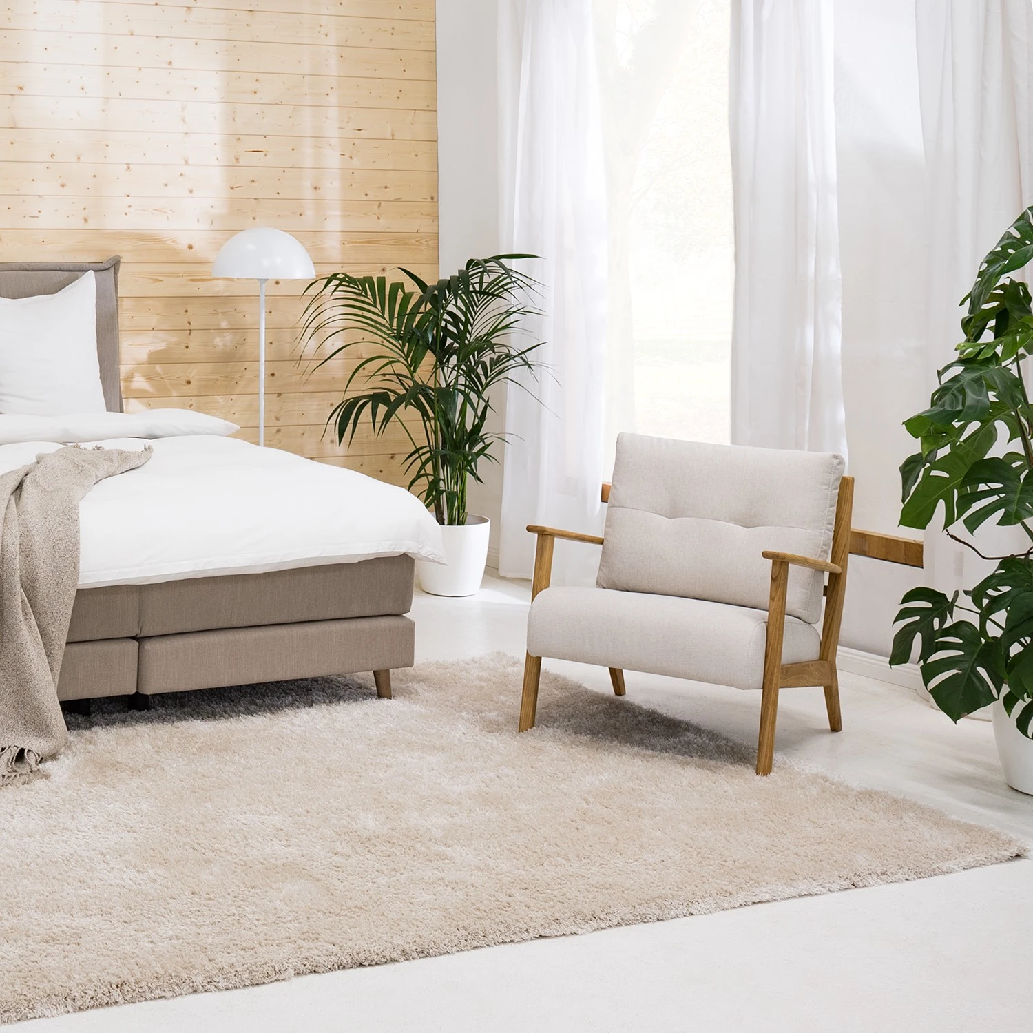 Studio Copenhagen Sessel TIMON - Webstoff Saia: Beige 2 Studio Copenhagen Sessel TIMON - Webstoff Saia: Beige – Bild 2