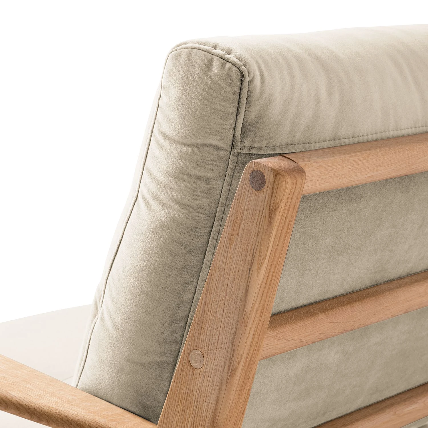 Studio Copenhagen Sessel TIMON - Samt Shyla: Beige 10 Studio Copenhagen Sessel TIMON - Samt Shyla: Beige – Bild 10