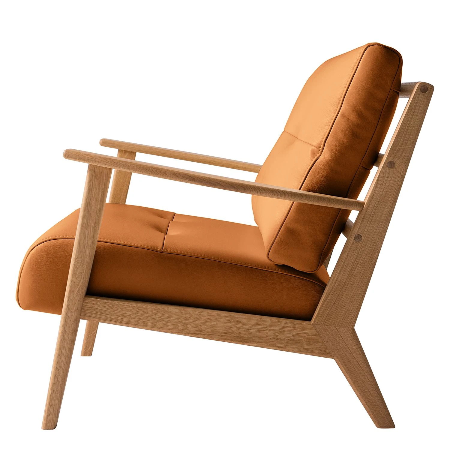 Studio Copenhagen Sessel TIMON - Echtleder Neka: Cognac 6 Studio Copenhagen Sessel TIMON - Echtleder Neka: Cognac – Bild 6