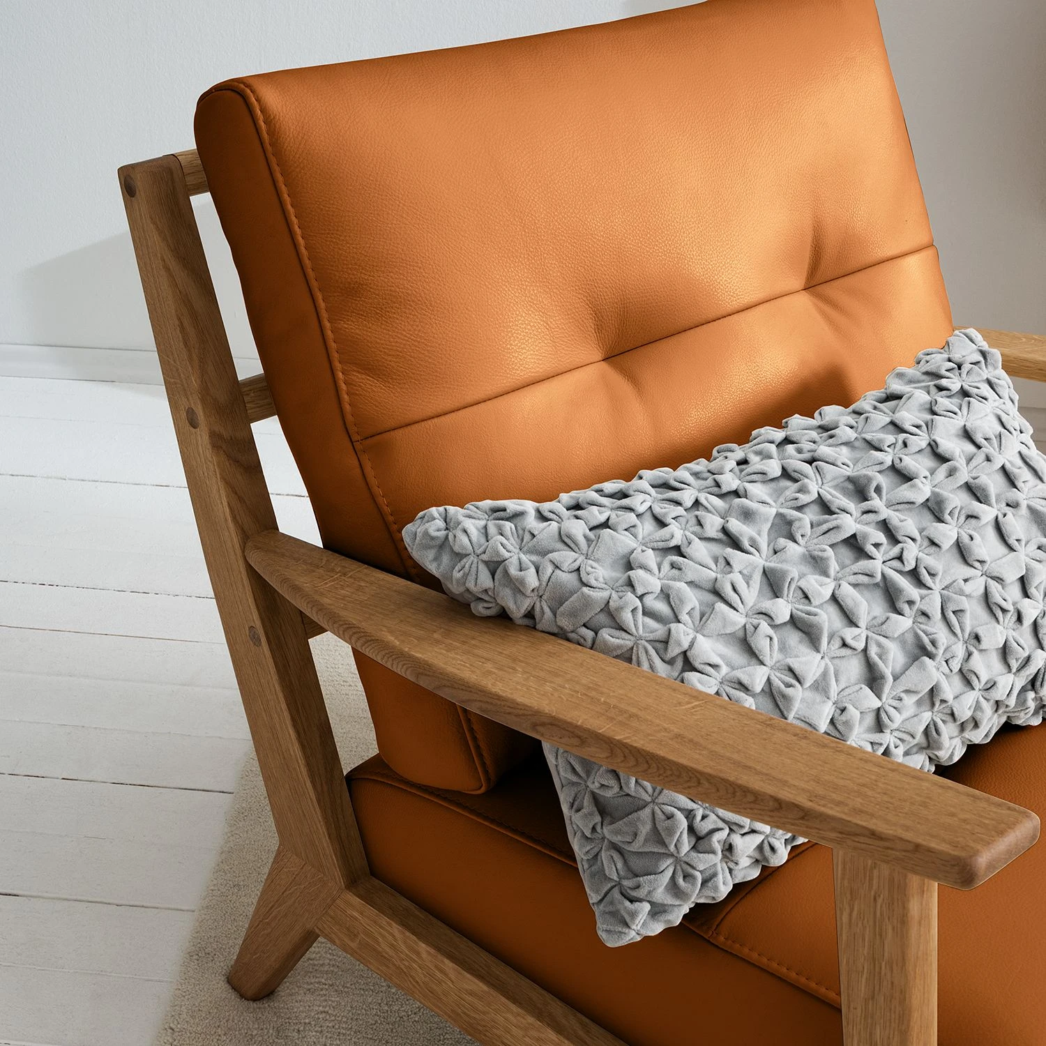 Studio Copenhagen Sessel TIMON - Echtleder Neka: Cognac 9 Studio Copenhagen Sessel TIMON - Echtleder Neka: Cognac – Bild 9