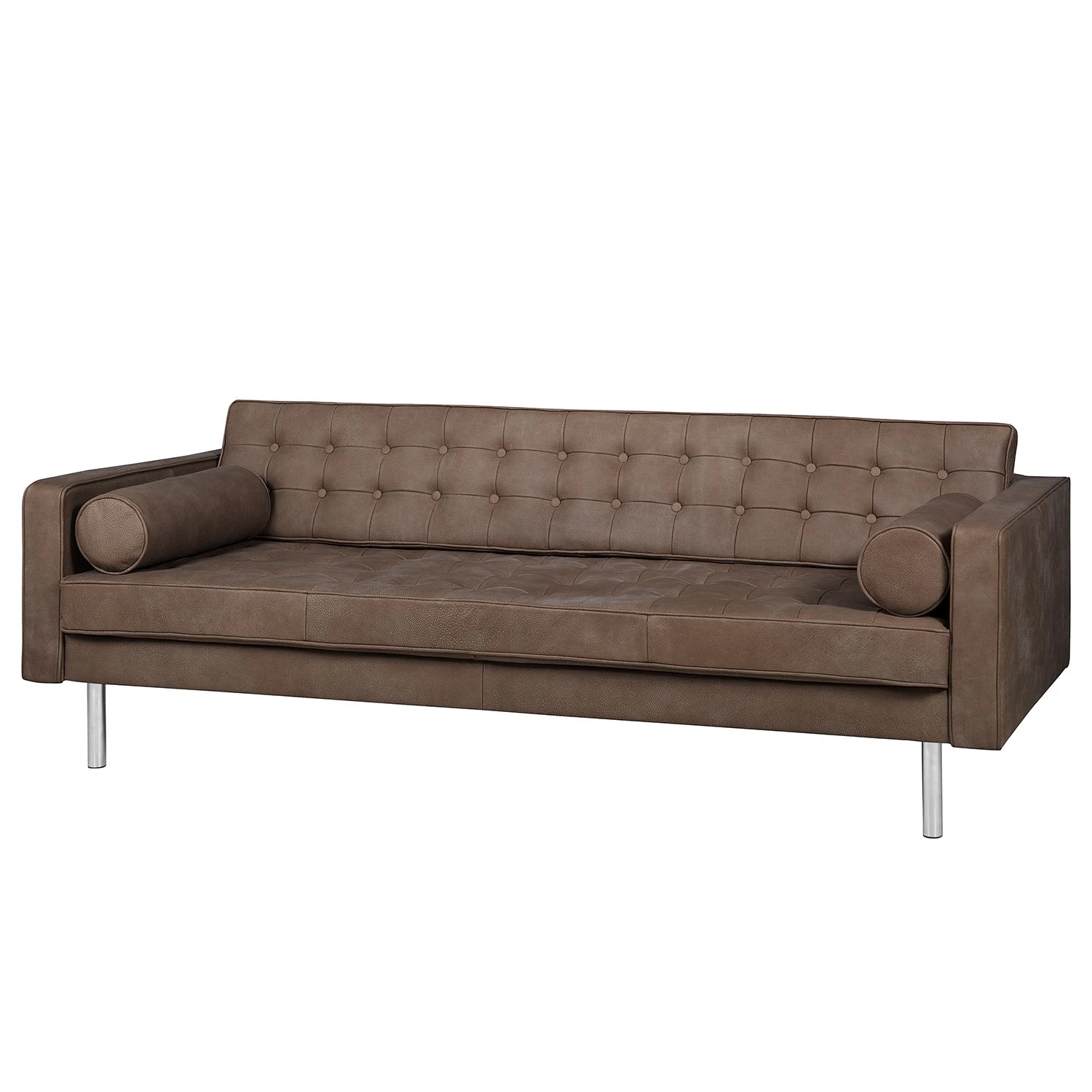 Fredriks Sofa Chelsea IV (3-Sitzer) - Echtleder - Echtleder Custo: Dunkelbraun - Zylinder 1 Fredriks Sofa Chelsea IV (3-Sitzer) - Echtleder - Echtleder Custo: Dunkelbraun - Zylinder