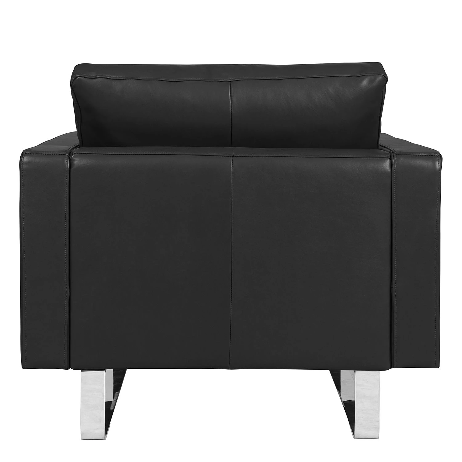 Fredriks Sessel Portobello IV - Echtleder - Echtleder Lasde: Schwarz - Kufen 4 Fredriks Sessel Portobello IV - Echtleder - Echtleder Lasde: Schwarz - Kufen – Bild 4