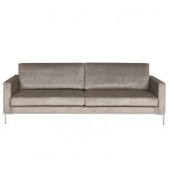 Fredriks Sofa Portobello III (3-Sitzer) - Samt - Stoff Tond: Hellgrau - Eckig -Wohnzimmermöbel boutique en ligne 1000156677 190215 12595701488 GALLERYIMAGES P000000001000156677