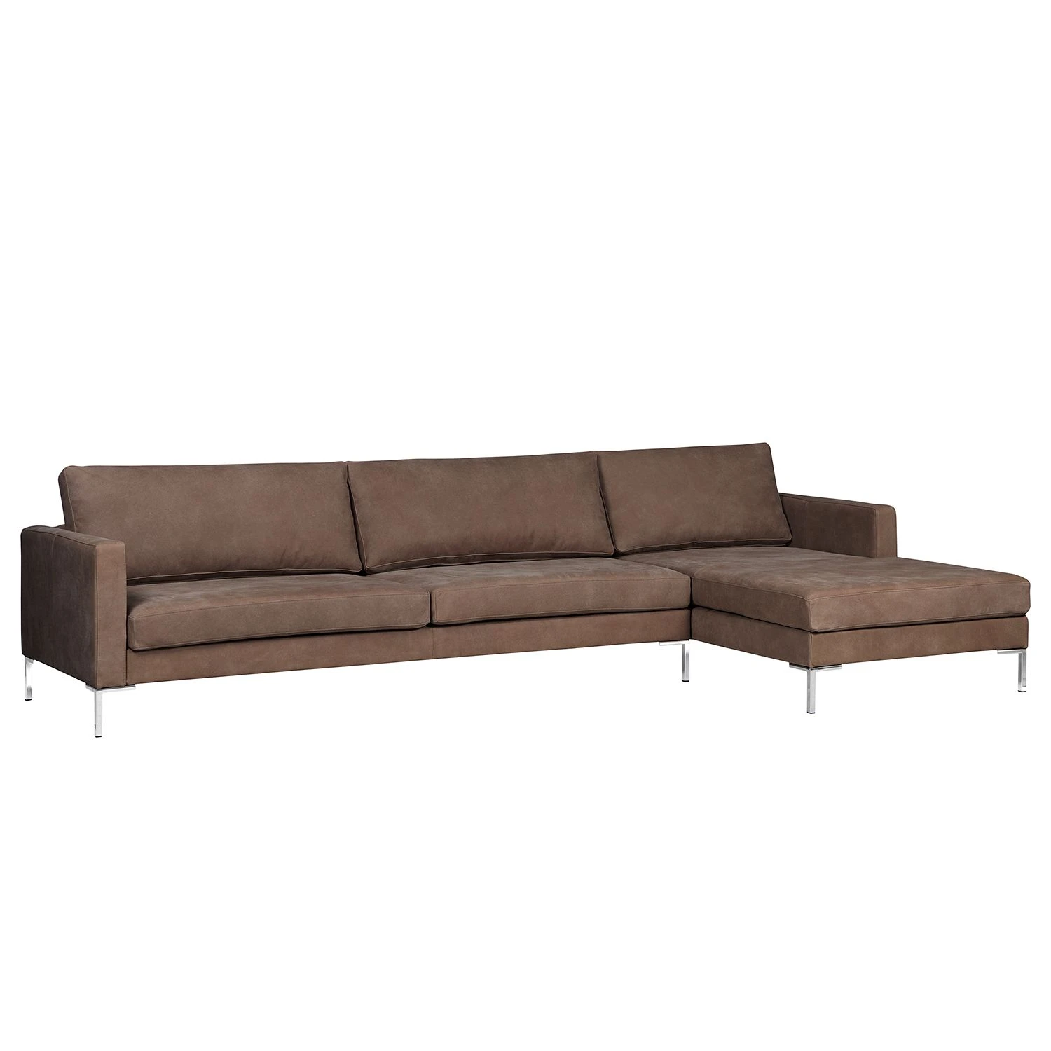 Fredriks Ecksofa Portobello IV - Echtleder - Echtleder Custo: Dunkelbraun - Breite: 293 cm - Longchair davorstehend rechts 1 Fredriks Ecksofa Portobello IV - Echtleder - Echtleder Custo: Dunkelbraun - Breite: 293 cm - Longchair davorstehend rechts