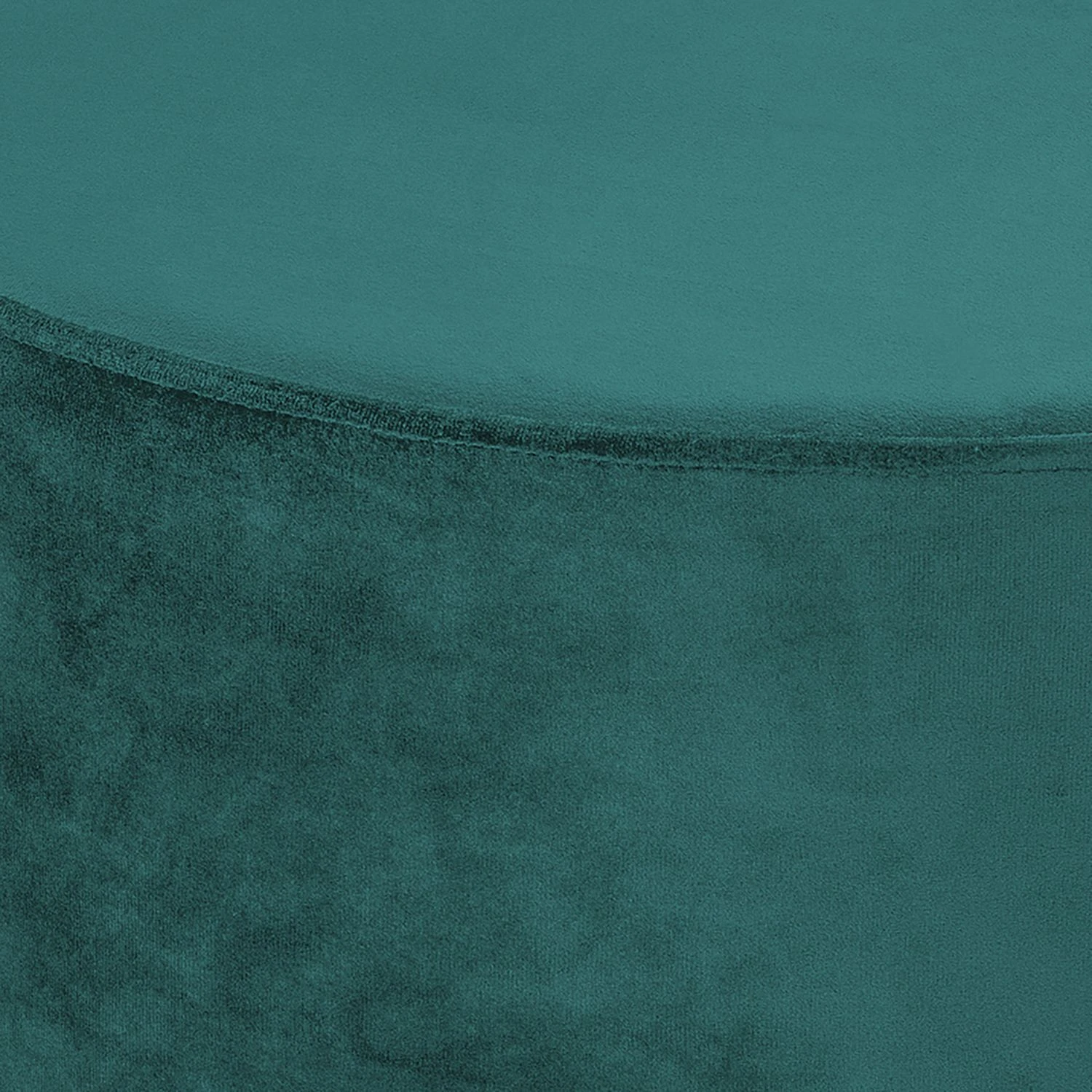 Kayoom Polsterhocker Novalie II - Kiefernholz, MDF, Polyester, Schaumstoff - Petrol 3 Kayoom Polsterhocker Novalie II - Kiefernholz, MDF, Polyester, Schaumstoff - Petrol – Bild 3