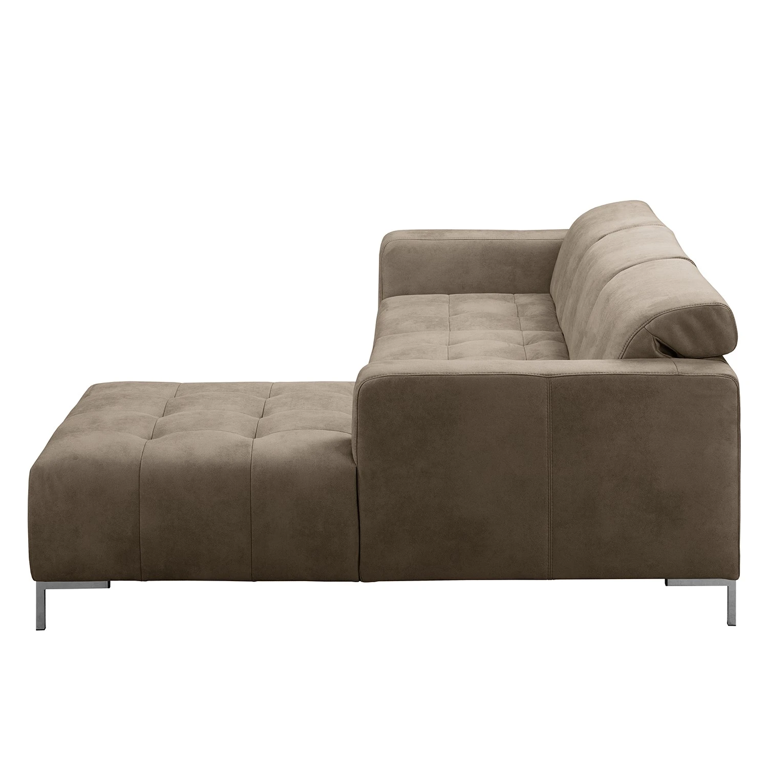 Fredriks Ecksofa Graide III - Antiklederlook - Taupe - Longchair davorstehend rechts - Elektrisch verstellbar: 1 Motor mit Kabel 7 Fredriks Ecksofa Graide III - Antiklederlook - Taupe - Longchair davorstehend rechts - Elektrisch verstellbar: 1 Motor mit Kabel – Bild 7