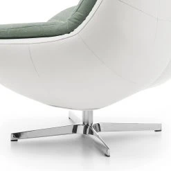 Loftscape Sessel Roxana - Kunstleder; Webstoff - Weiß / Mintgrün -Wohnzimmermöbel boutique en ligne 1000157374 190320 11534100058 GALLERYIMAGES P000000001000157374