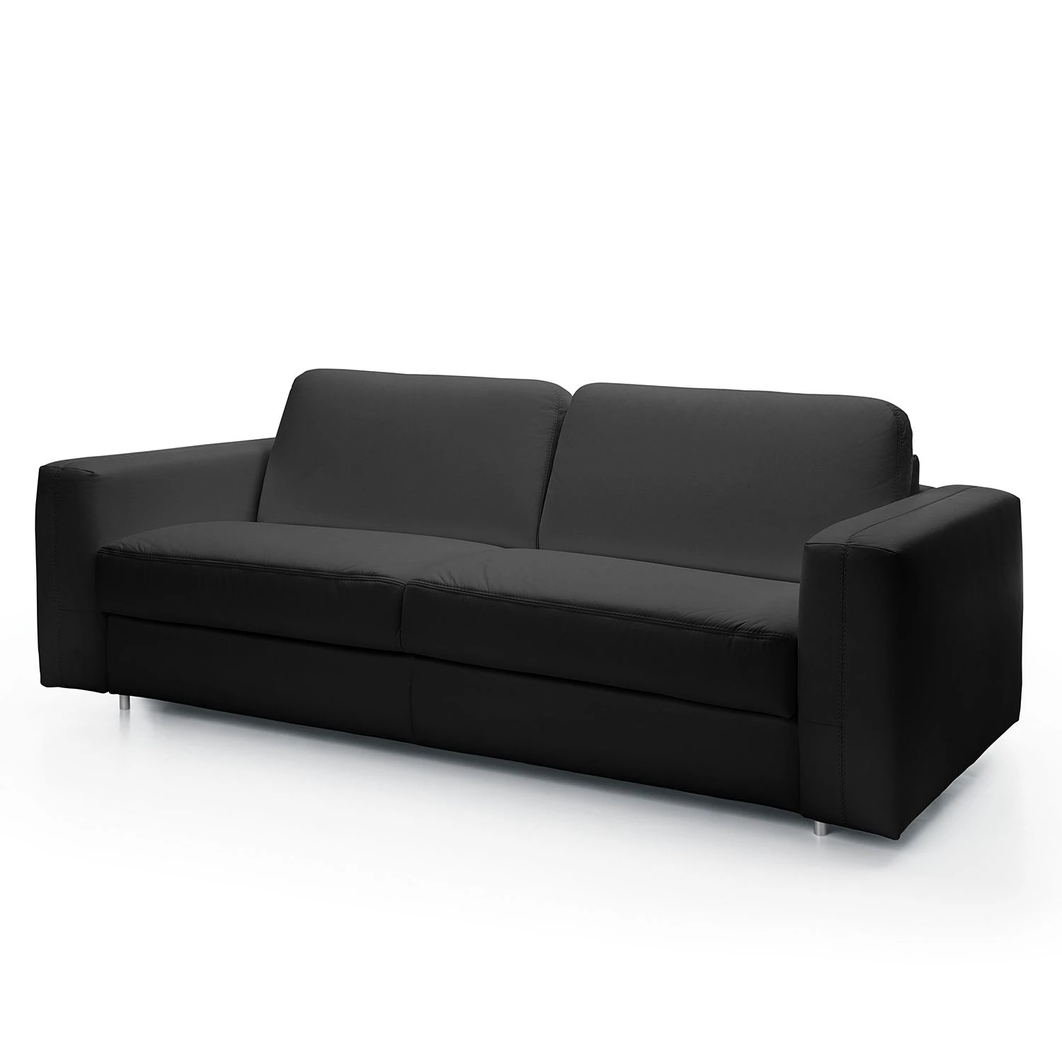 Loftscape Schlafsofa Blayney - Echtleder - Schwarz - Breite: 221 cm 1 Loftscape Schlafsofa Blayney - Echtleder - Schwarz - Breite: 221 cm