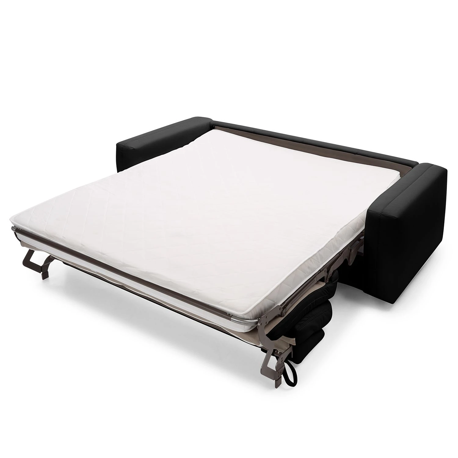 Loftscape Schlafsofa Blayney - Echtleder - Schwarz - Breite: 221 cm 4 Loftscape Schlafsofa Blayney - Echtleder - Schwarz - Breite: 221 cm – Bild 4