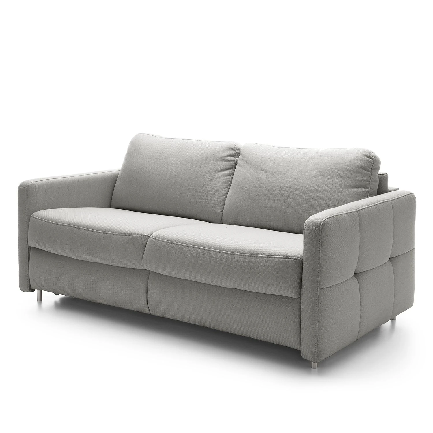 Loftscape Schlafsofa Montenegro - Strukturstoff - Grau - Breite: 157 cm 1 Loftscape Schlafsofa Montenegro - Strukturstoff - Grau - Breite: 157 cm