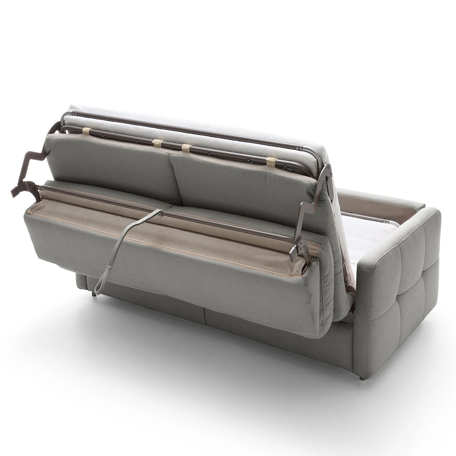 Loftscape Schlafsofa Montenegro - Strukturstoff - Grau - Breite: 157 cm 5 Loftscape Schlafsofa Montenegro - Strukturstoff - Grau - Breite: 157 cm – Bild 5