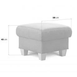 Ars Natura Polsterhocker Berlaar - Antiklederlook - Solinograu -Wohnzimmermöbel boutique en ligne 1000157724 190314 11240800213 GALLERYIMAGES P000000001000157724