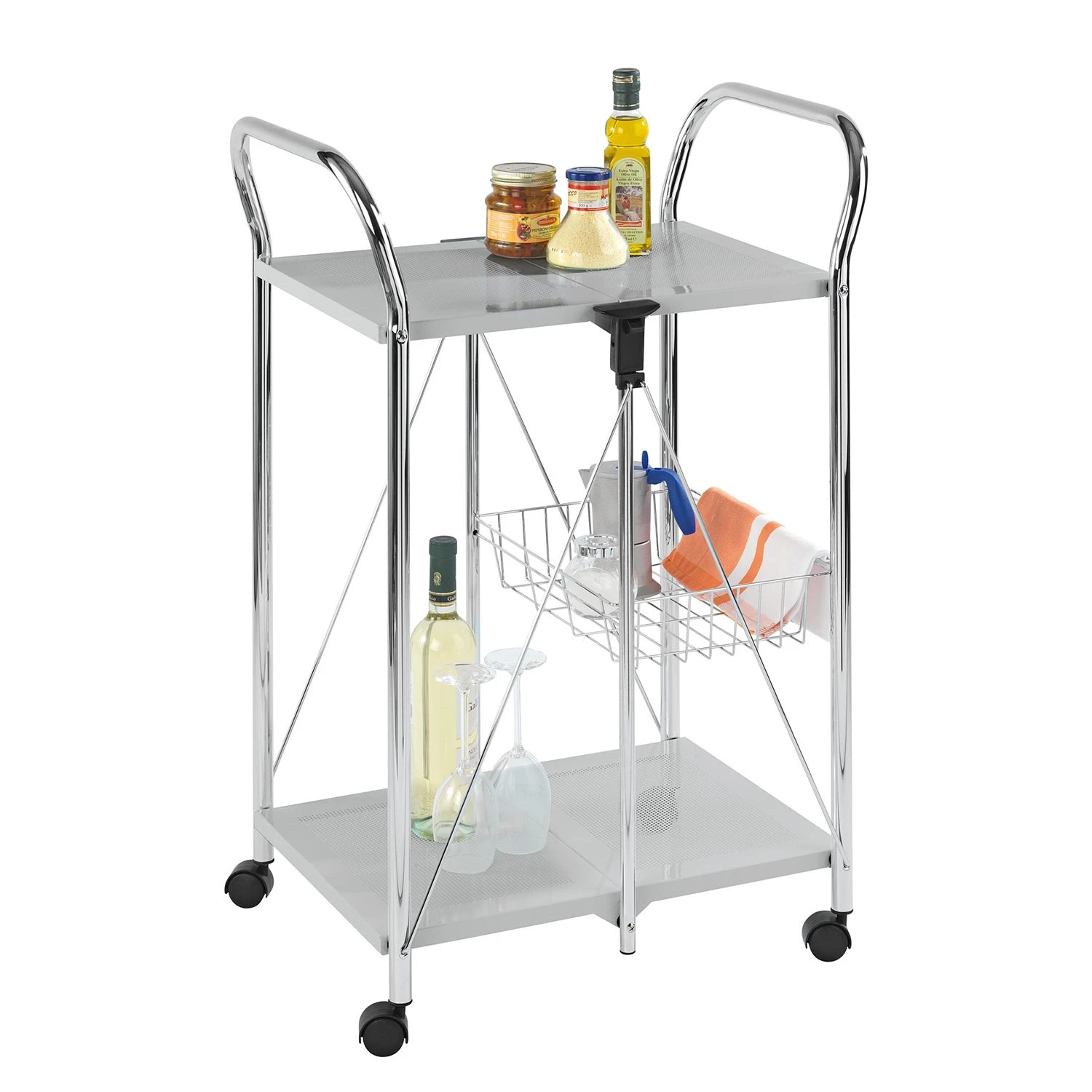 WENKO Servierwagen Sunny - Metall - Silber 1 WENKO Servierwagen Sunny - Metall - Silber