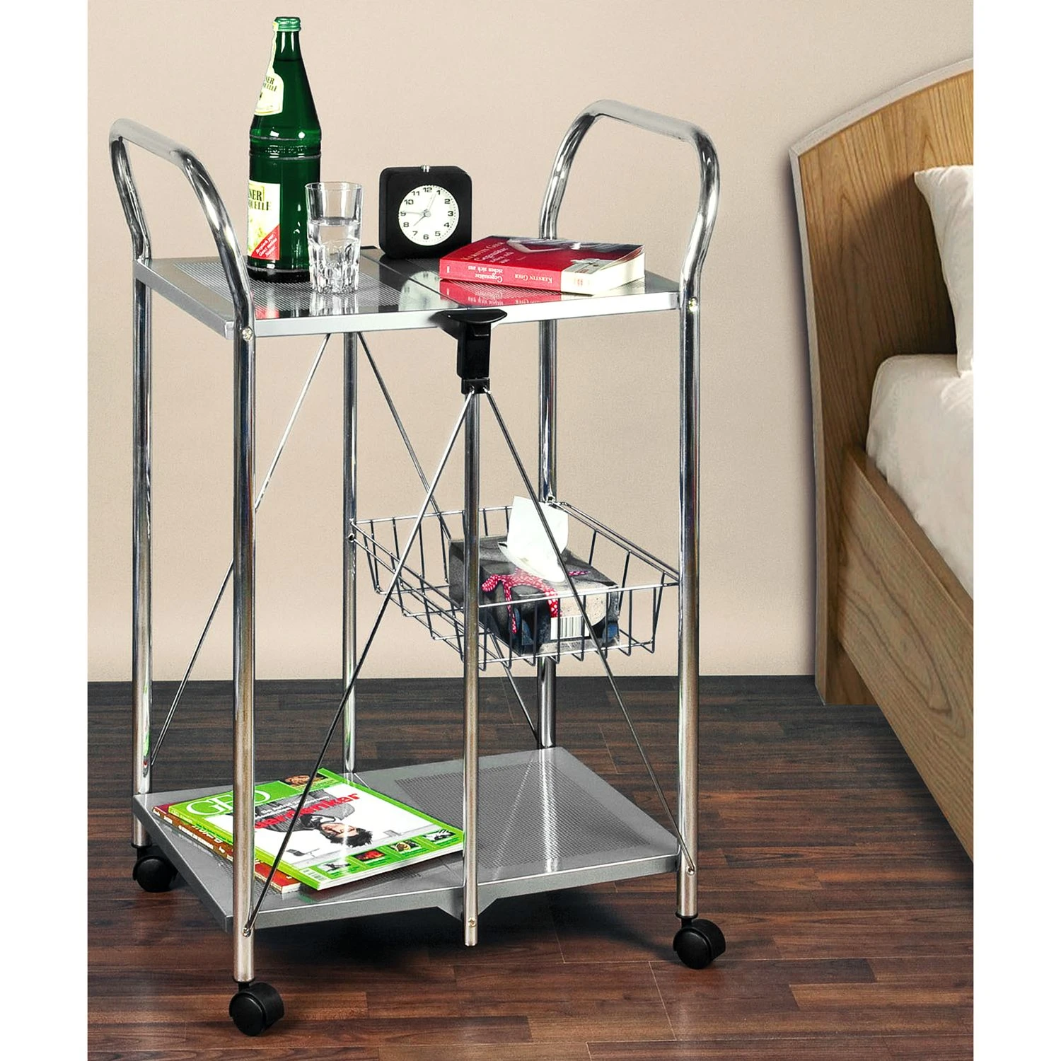 WENKO Servierwagen Sunny - Metall - Silber 4 WENKO Servierwagen Sunny - Metall - Silber – Bild 4