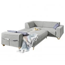 Norrwood Ecksofa Loiz I - Webstoff - Lichtgrau - Schlaffunktion davorstehend links -Wohnzimmermöbel boutique en ligne 1000160472 200117 11554300026 DETAILS P000000001000160472