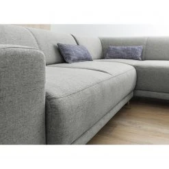 Norrwood Ecksofa Loiz I - Webstoff - Lichtgrau - Schlaffunktion davorstehend links -Wohnzimmermöbel boutique en ligne 1000160472 200117 11554300028 DETAILS P000000001000160472