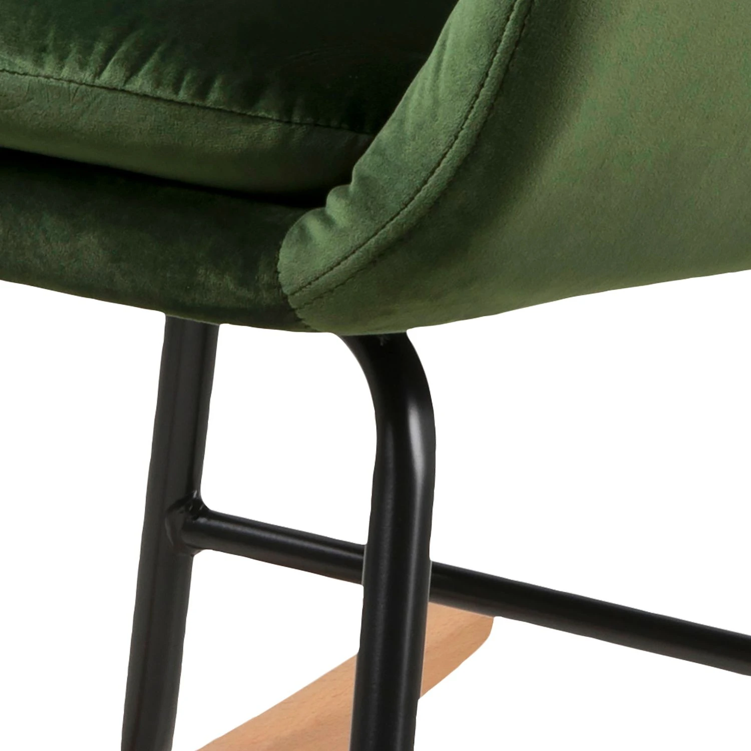 Mørteens Schaukelstuhl Bolands II - Samt / Metall - Tannengrün 5 Mørteens Schaukelstuhl Bolands II - Samt / Metall - Tannengrün – Bild 5