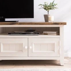 Maison Belfort TV-Lowboard Balignton - Kiefer massiv - Kiefer Weiß / Kiefer -Wohnzimmermöbel boutique en ligne 1000163970 211116 12494000158 DETAILS P000000001000163970